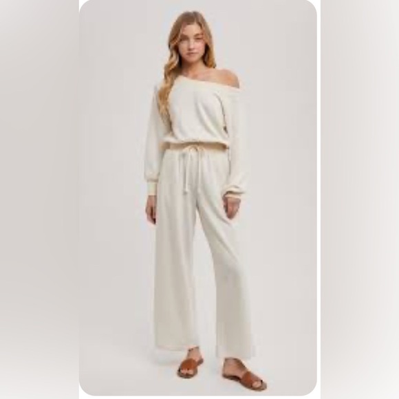 Bluivy Pants - New Bluivy Wide-Leg Jumpsuit ~ Cream